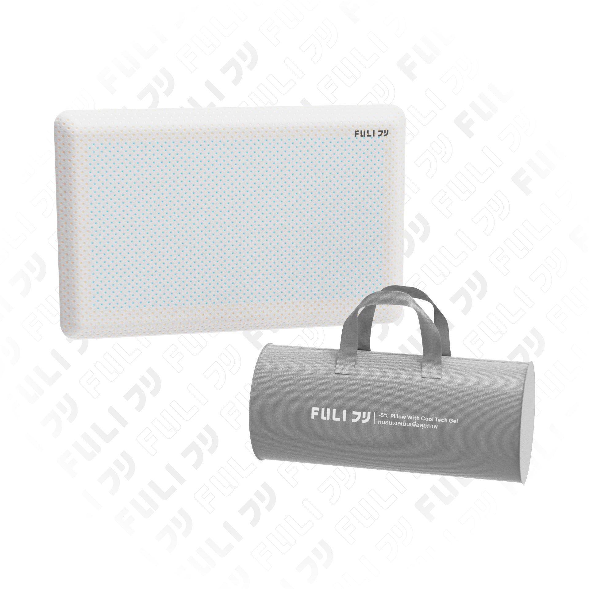 หมอนเจลเย็นเพื่อสุขภาพ | FULI -5℃ Bread Shape Pillow With Cool Tech Gel