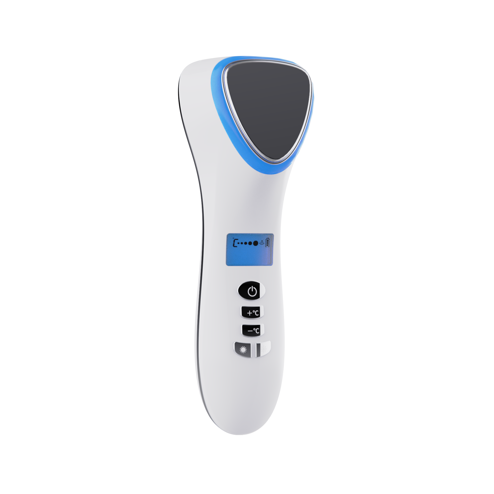 เซตหน้าใสสบายต้นคอ FULI Smart Hot and Cold Ultrasonic Facial Treatment Device +Ergo Massage Neck Pillow