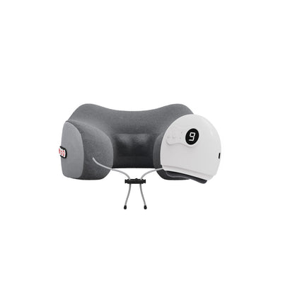 เซตหน้าเรียวสบายต้นคอ FULI Natural Stone Electric Gua Sha + Ergo Massage Neck Pillow