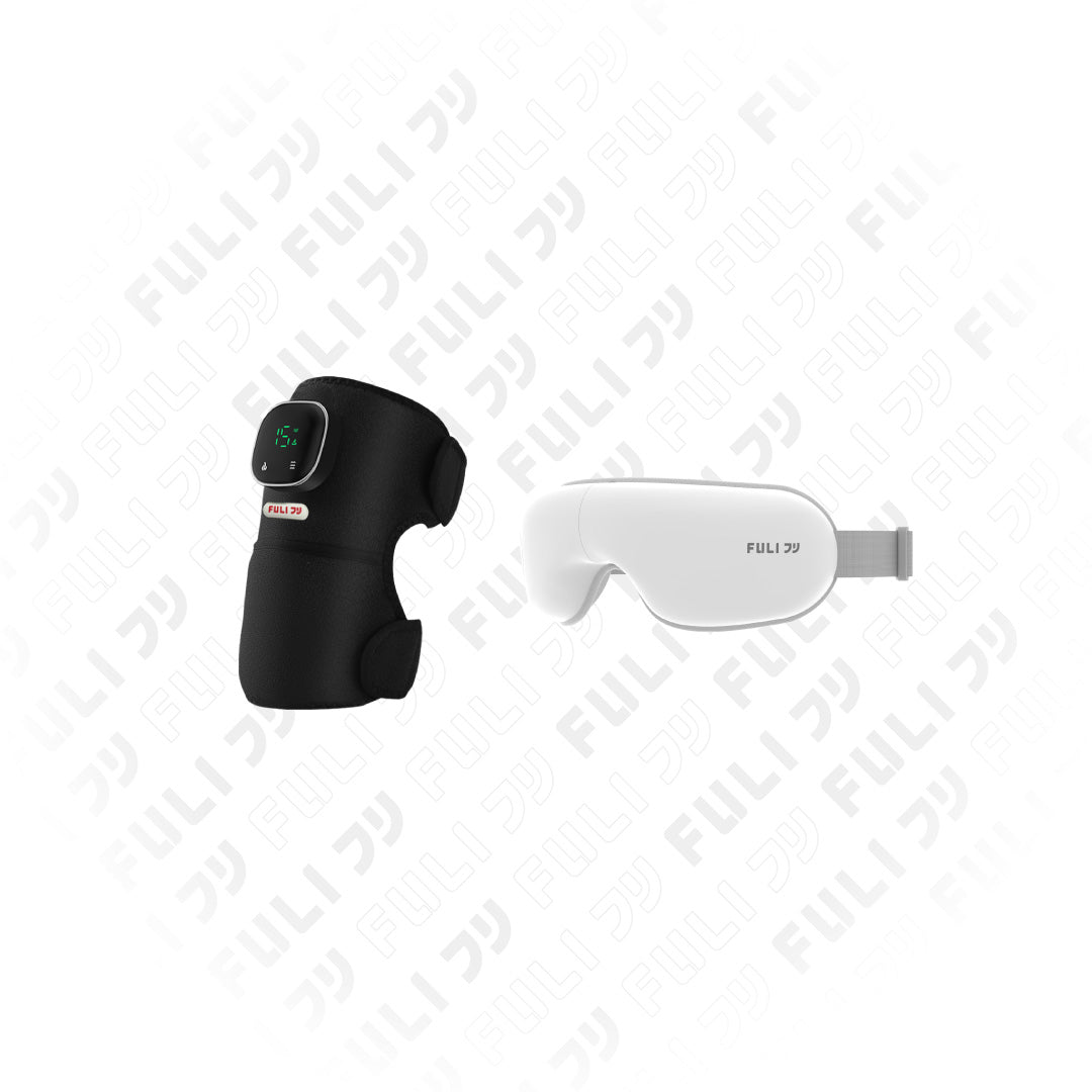 [PRE] เซตคลายเมื่อยตาใส | FULI ThermoFlex Knee Massager + FULI Smart Eye Massager Lite